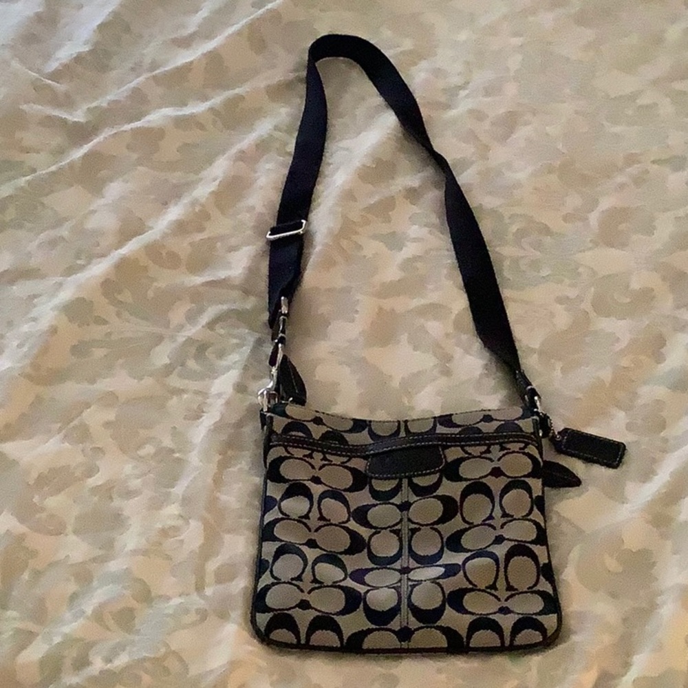 Barley used coach crossbody bag